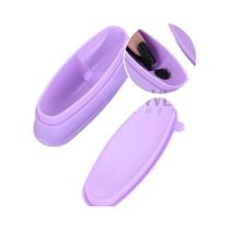 Caixa De Armazenamento Portátil Para Glitter E Arte De Unhas, Recipiente Para Pó De Imersão Com