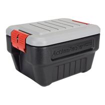 Caixa de armazenamento Rubbermaid ActionPacker 30L com fechadura cinza/preta Caixa de armazenamento Rubbermaid ActionPacker 30L com fechadura cinza/preta