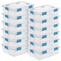 Caixa de Armazenamento Sterilite 12 Unidades 35 Litros Resistente ao Tempo