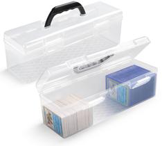Caixa de armazenamento SUNEZLGO Toploader para 200 Toploaders 750 cartões Caixa de armazenamento SUNEZLGO Toploader para 200 Toploaders 750 cartões