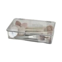 Caixa De Armazenamento Transparente PET De Grande Capacidade Para Mesa Organizador De Material De Caixa De Armazenamento Transparente PET De Grande Capacidade Para Mesa Organizador De Material De