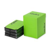 Caixa de Armazenamento Vault X Grande para Baralho com 150 Sleeves Verdes Caixa de Armazenamento Vault X Grande para Baralho com 150 Sleeves Verdes