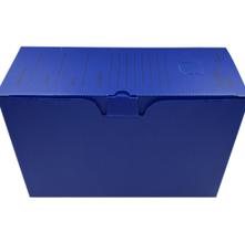 Caixa De Arquivo Morto Poliondas Azul 10 Unidades