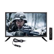 Caixa de áudio de TV com tela LED HD de 32 polegadas e 12 V RV Camper HDMI USB