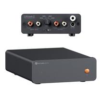 Caixa de áudio Phono Preamp Fosi X5 para cartucho giratório MM e MC