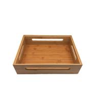 Caixa de Bambu Empilhável 32x23,5x9cm - Oikos Caixa de Bambu Empilhável 32x23,5x9cm - Oikos