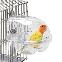 Caixa de banho Bird kathson acrílico transparente 16x16x14 cm