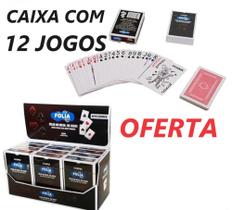 Caixa de baralho conjunto de cartas poker , truco jogos de tabuleiros e dados - FOLIA