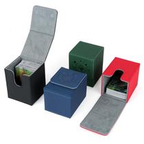 Caixa de baralho de cartas Arkeiliy 110+ com capa para 50 cartas (pacote com 4)