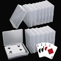 Caixa de baralho de cartas de baralho, suporte de cartão de jogo de plástico para jogos