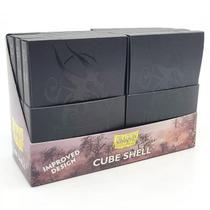 Caixa de baralho de cartas Dragon Shield Cube Shell Shadow Black x8 Caixa de baralho de cartas Dragon Shield Cube Shell Shadow Black x8