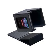 Caixa de baralho Mage Tech Commander Lite com display de cartas preto