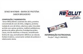 Caixa de barra de Proteína Sense Whey Bar com 12 unidade - Absolut Nutrition Caixa de barra de Proteína Sense Whey Bar com 12 unidade - Absolut Nutrition