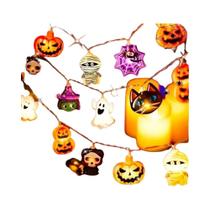 Caixa De Bateria Para Halloween Com Cordão De Luzes De 1,5M/3M E 10LED/20LED Para Decoração De