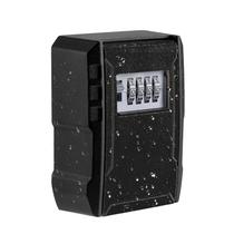 Caixa de bloqueio com chave Fayleeko UPGRADE de capacidade extra grande preta