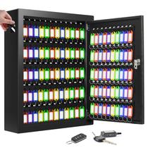 Caixa de bloqueio de chave para montagem na parede Armário de chaves anti-roubo de 125 chaves