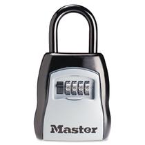 Caixa de bloqueio de teclas Master Lock 5400EC preta com capacidade de 5 teclas