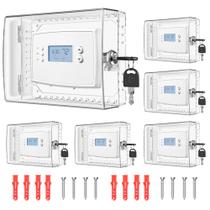 Caixa de bloqueio de termostato TRJ 6 PCS para termostatos 10x15cm