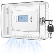 Caixa de bloqueio de termostato TRJ com chave para termostato na parede