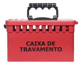 Caixa de bloqueio em plastico para 26 cadeados cbp26 tagout