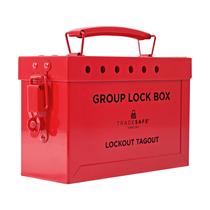 Caixa de bloqueio Lockout Tagout Group TRADESAFE Premium Loto 18G Steel