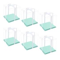 Caixa de bolo XININSUN Clear com fita 30 cm 25 cm, papelão, 6 unidades Caixa de bolo XININSUN Clear com fita 30 cm 25 cm, papelão, 6 unidades