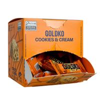 Caixa de bombom Cookies & Cream zero adição de açúcares (69 Kcal por unidade) 18 unidades Caixa de bombom Cookies & Cream zero adição de açúcares (69 Kcal por unidade) 18 unidades