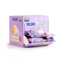 Caixa de bombom de chocolate branco marshmallow zero adição de açúcares (58 Kcal por unidade) - 18 unidades