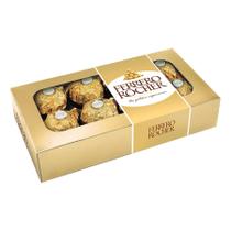 Caixa de Bombom Ferrero Rocher 100G C/ 8 Unidades