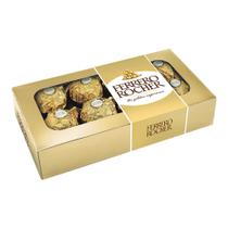 Caixa de Bombom Ferrero Rocher 100g Com 8 Unidades
