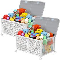 Caixa de brinquedos Caixa de brinquedos PHINOX Toy Box com rodas 70L para crianças