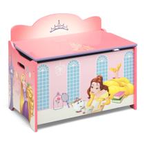 Caixa de brinquedos Delta Children Disney Princess Deluxe de 3 anos ou mais