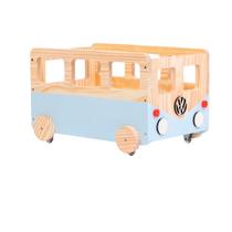 Caixa De Brinquedos, Organizador Com Rodinhas Kombinha Azul - Curumim Kidsroom Caixa De Brinquedos, Organizador Com Rodinhas Kombinha Azul - Curumim Kidsroom