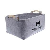 Caixa De Brinquedos Para Cães, Cesta De Armazenamento Em Feltro Para Animais De Estimação Caixa De Brinquedos Para Cães, Cesta De Armazenamento Em Feltro Para Animais De Estimação