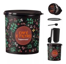 Caixa De Café E Filtro Tupperware