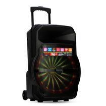 Caixa de Caixa Som Amplificada Polyvox 700W / Alto Falante Bluetooth com Bateria 10 horas / TWS