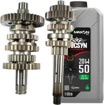 Caixa de câmbio marcha completo CG150 Titan KS 2004 a 2008 CG125 Fan KS 2009 a 2015 partida de pedal com óleo