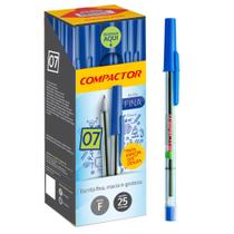 Caixa de caneta compactor azul Caixa de caneta compactor azul