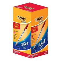 Caixa De Caneta Esferográfica Cristal 1.0mm 50 Unidades Vermelha - Bic Caixa De Caneta Esferográfica Cristal 1.0mm 50 Unidades Vermelha - Bic