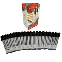 Caixa de Canetas Esferograficas Preta Escolar Ponta Fina Caixa de Canetas Esferograficas Preta Escolar Ponta Fina