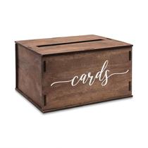 Caixa de cartão de casamento Heather & Willow Rustic Wood 29x17x27cm Caixa de cartão de casamento Heather & Willow Rustic Wood 29x17x27cm
