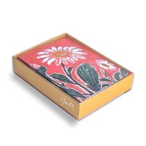 Caixa de cartão floral goeldi