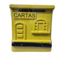 Caixa de Cartas Amarela Grade Colonial Correio 123104 Correios Portão Muro Residencial Comercial Caixa de Cartas Amarela Grade Colonial Correio 123104 Correios Portão Muro Residencial Comercial