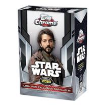 Caixa de cartas colecionáveis Topps Star Wars 2023 Chrome com 10 pacotes Caixa de cartas colecionáveis Topps Star Wars 2023 Chrome com 10 pacotes