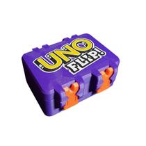 Caixa de Cartas UNO FLIP! Re-Mix SnapLock Edição Especial e Divertida Caixa de Cartas UNO FLIP! Re-Mix SnapLock Edição Especial e Divertida