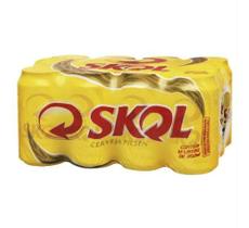 Caixa de Cerveja skol lata com 12