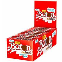 Caixa de Chocolate Baton ao Leite Garoto - 30 unidades