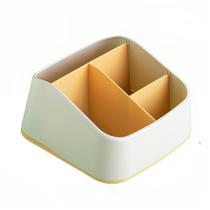 Caixa de classificação de artigos diversos de mesa Wokex Yellow Plastic 16x13x8,5c