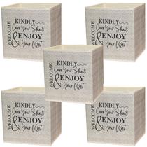 Caixa de cobertura de sapatos Life Charge Real Estate Open House, pacote com 5 Caixa de cobertura de sapatos Life Charge Real Estate Open House, pacote com 5