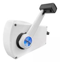 Caixa de Comando Lateral 1 Alavanca Motor de Popa MFX Branca